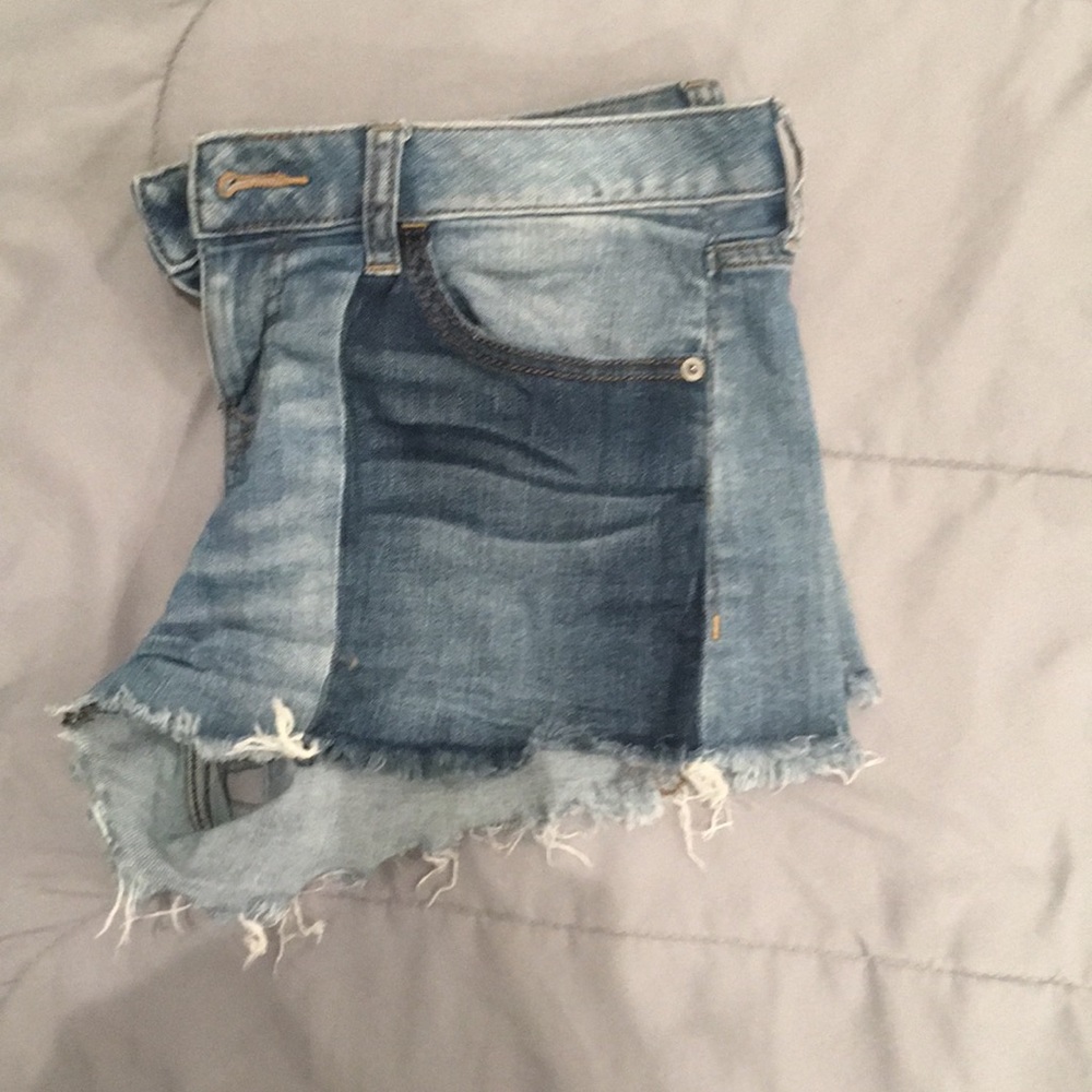 EXPRESS Two Tone Jean Shorts